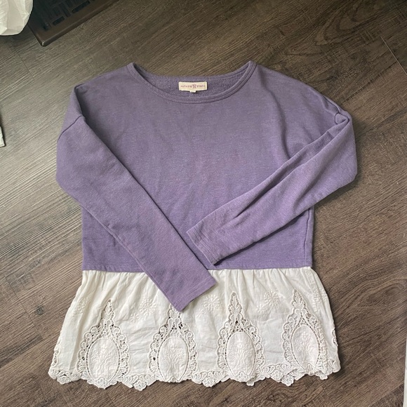 Layered style purple sweater altar’d state small - Picture 2 of 11